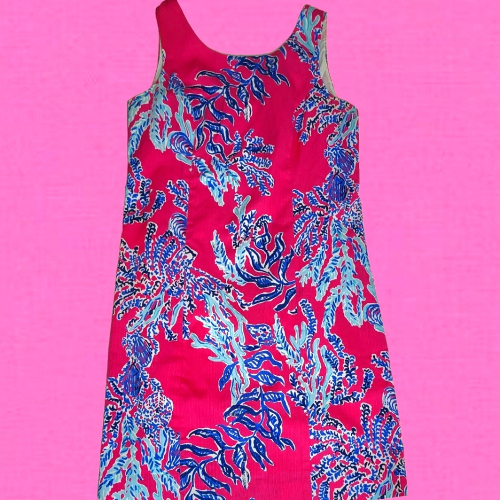 Lilly Pulitzer Cathy Samba Shift Dress-Size 0